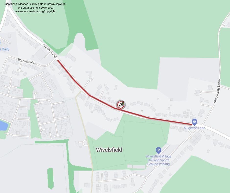 Map of works area